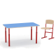 Комплект дошкольника - прямоугольный стол и стульчик