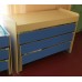 Кровать 3-х ярусная выкатная с тумбой - мебель для детского сада