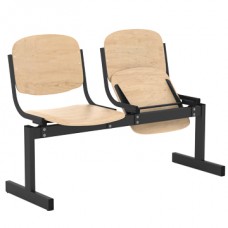 Блок стульев 2-местный для актового зала с откидными жесткими сиденьями. Саратов и область