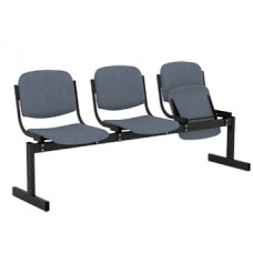 Блок стульев ТРЕХместный, мягкий, откидывающиеся сиденья. Доставка по Саратову и области